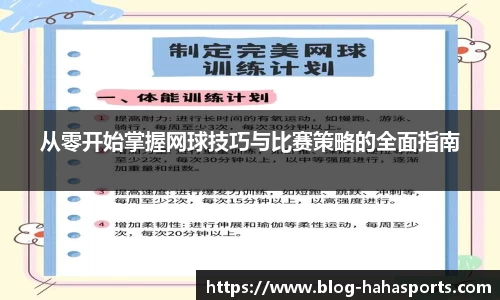 从零开始掌握网球技巧与比赛策略的全面指南